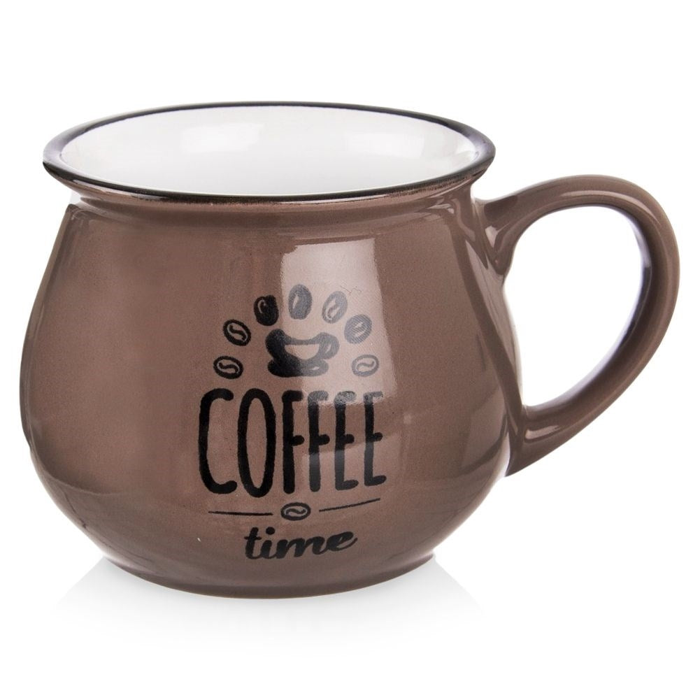 Ceramic cup in Brown: Perfect for your favorite coffee