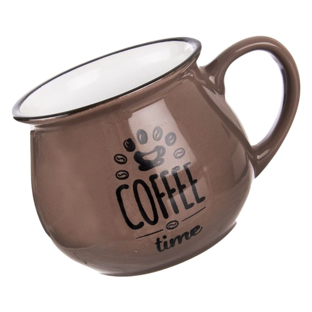 Ceramic cup in Brown: Perfect for your favorite coffee