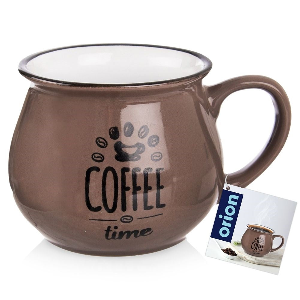 Ceramic cup in Brown: Perfect for your favorite coffee