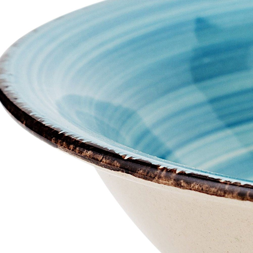 Ceramic deep plate, microwave and dishwasher safe