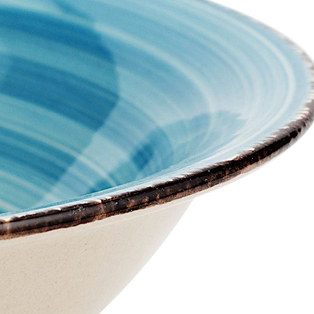 Ceramic deep plate, microwave and dishwasher safe
