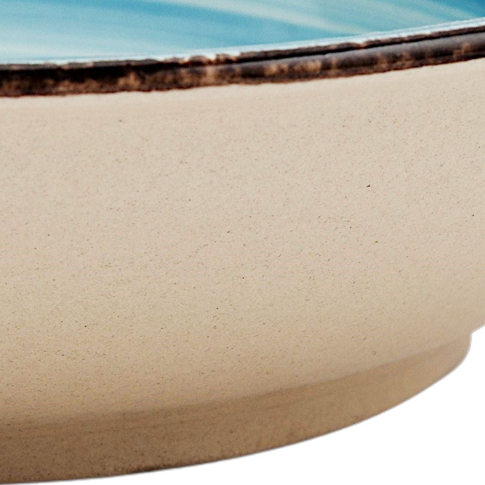 Ceramic deep plate, microwave and dishwasher safe