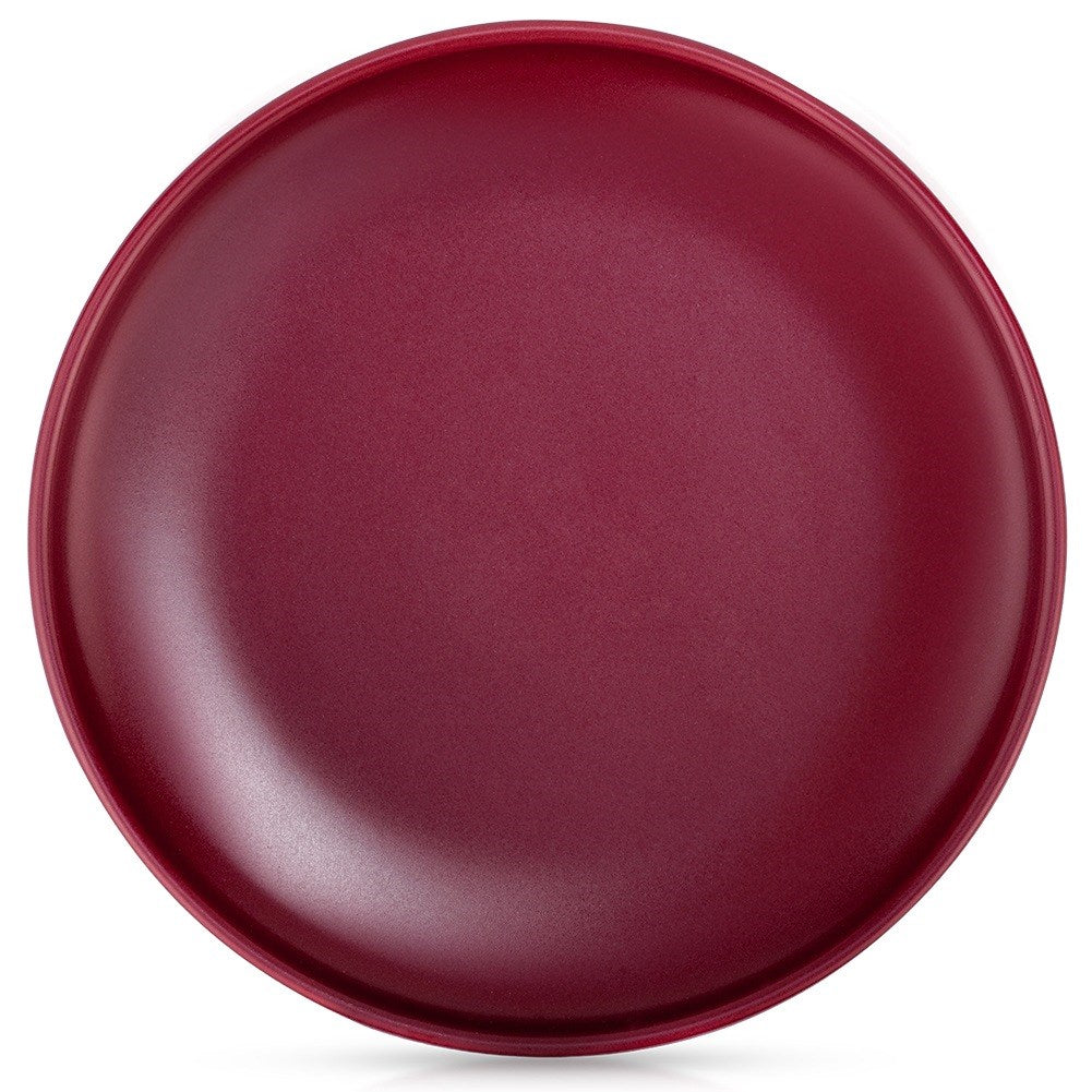 Ceramic dessert plate burgundy SOHO 20.5 cm