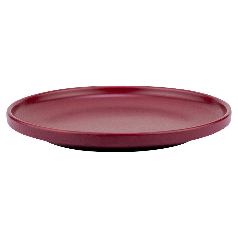 Ceramic dessert plate burgundy SOHO 20.5 cm