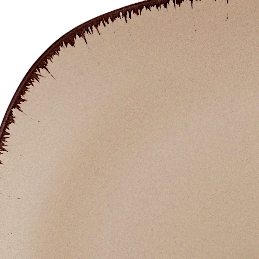 Ceramic dessert plate for microwave and dishwasher
