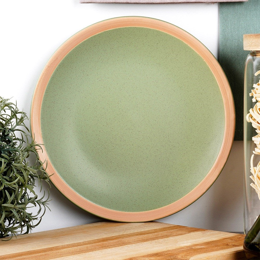 Ceramic dessert plate green ARTHENA GREEN 21 cm