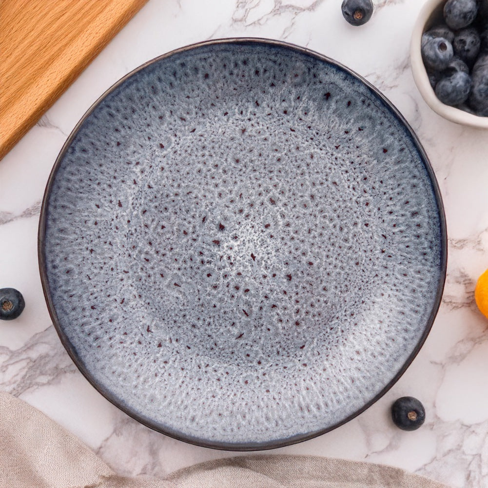 Ceramic dessert plate purple GLAZE 20.5 cm