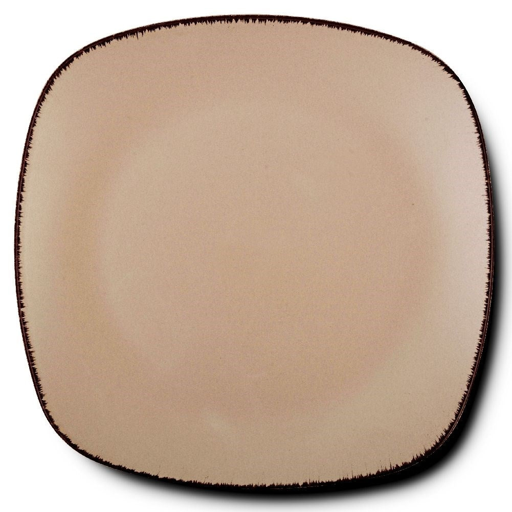 Ceramic dinner plate: microwave & dishwasher safe