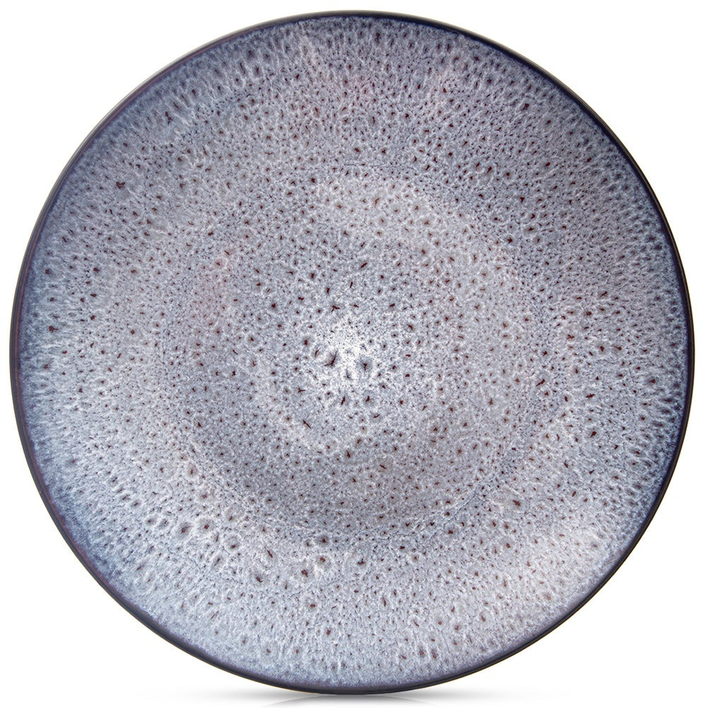 Ceramic dinner plate purple GLAZE 27 cm