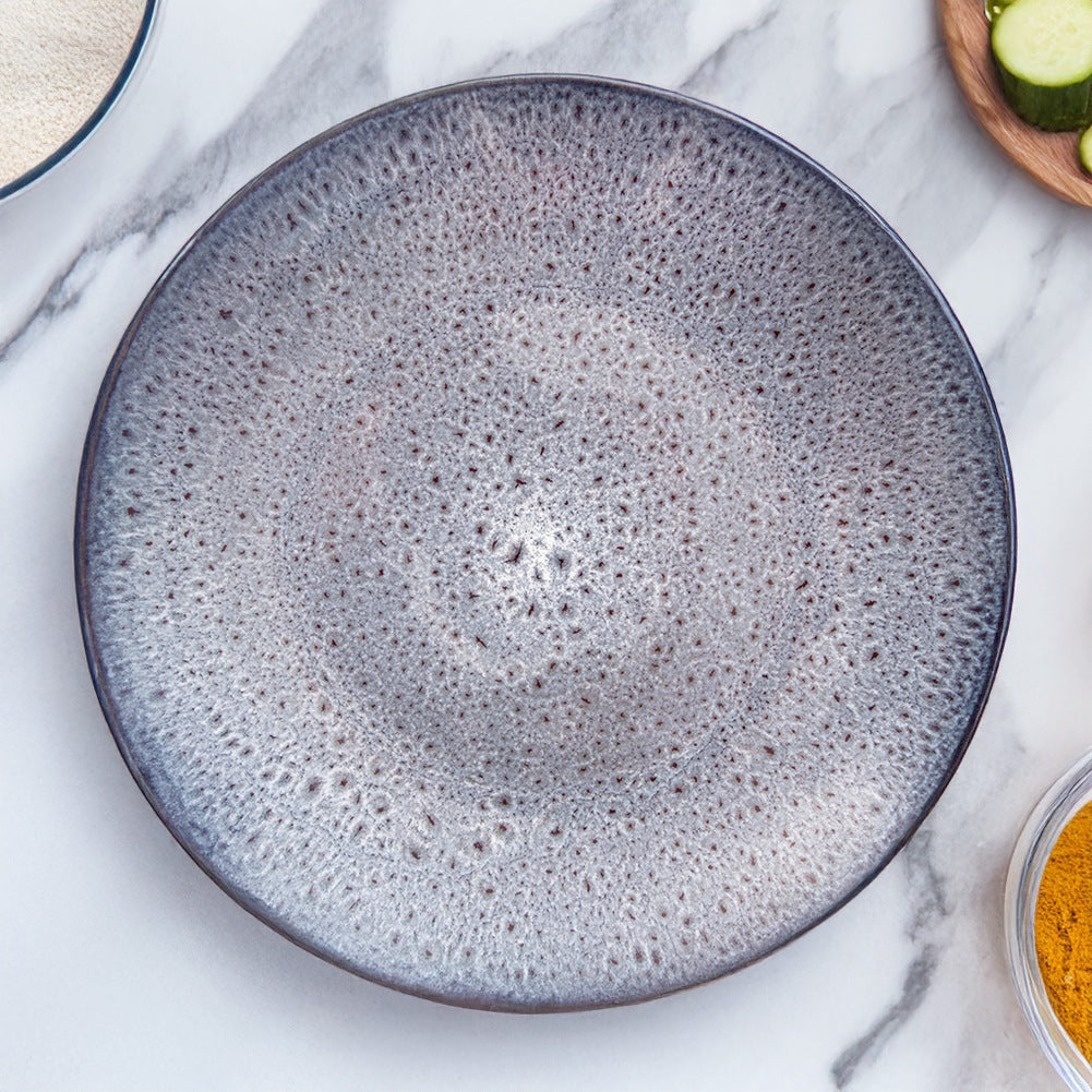 Ceramic dinner plate purple GLAZE 27 cm
