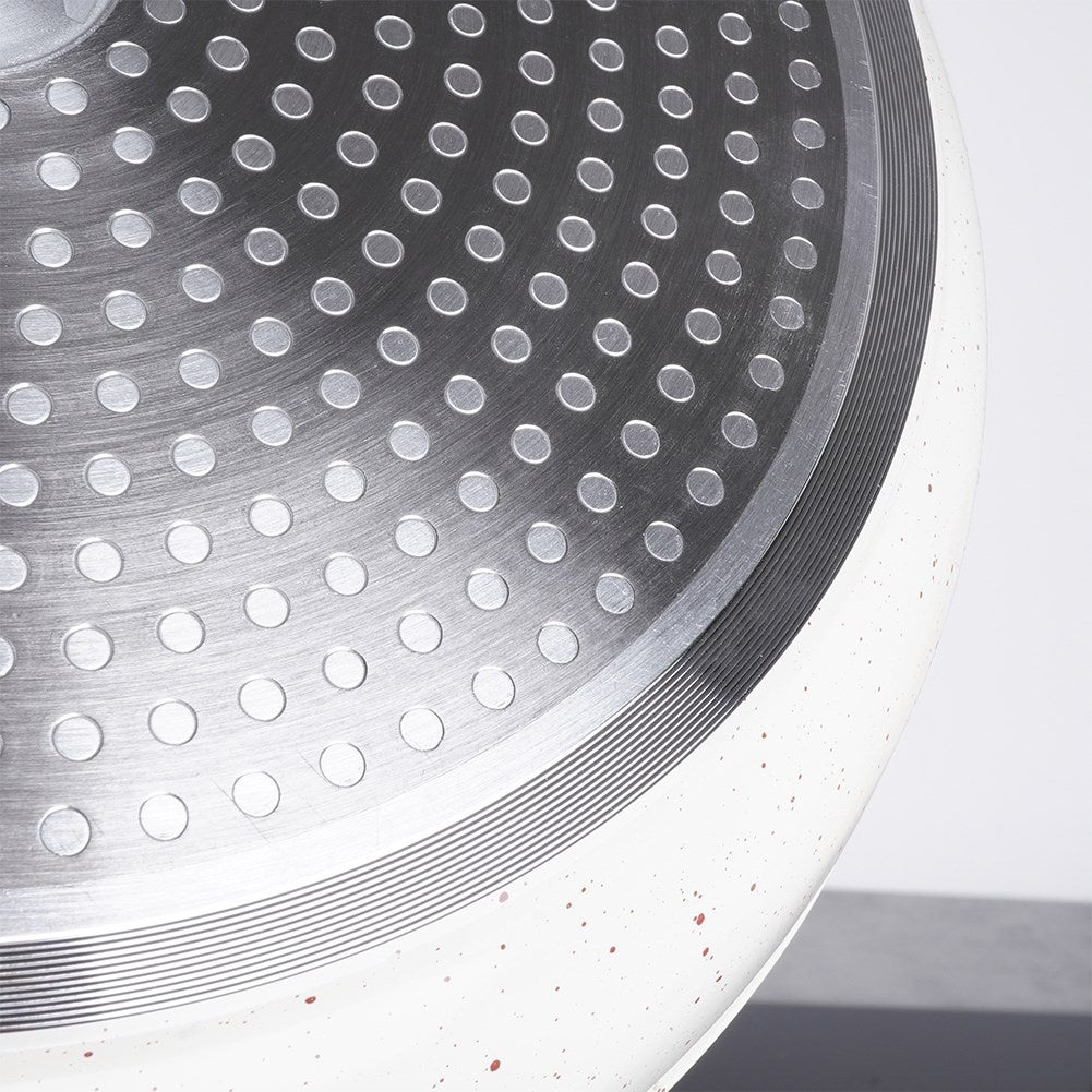 Ceramic frying pan with non-stick, for all stoves, dishwasher safe