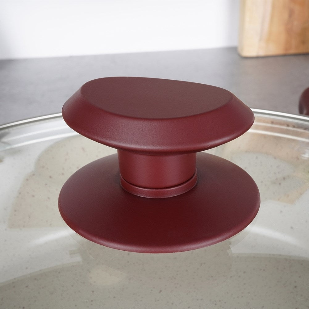 Ceramic frying pan with non-stick, for all stoves, dishwasher safe