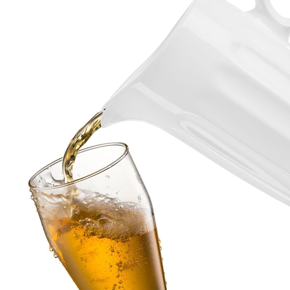 Ceramic jug for all drinks - water, juice, iced tea, compote