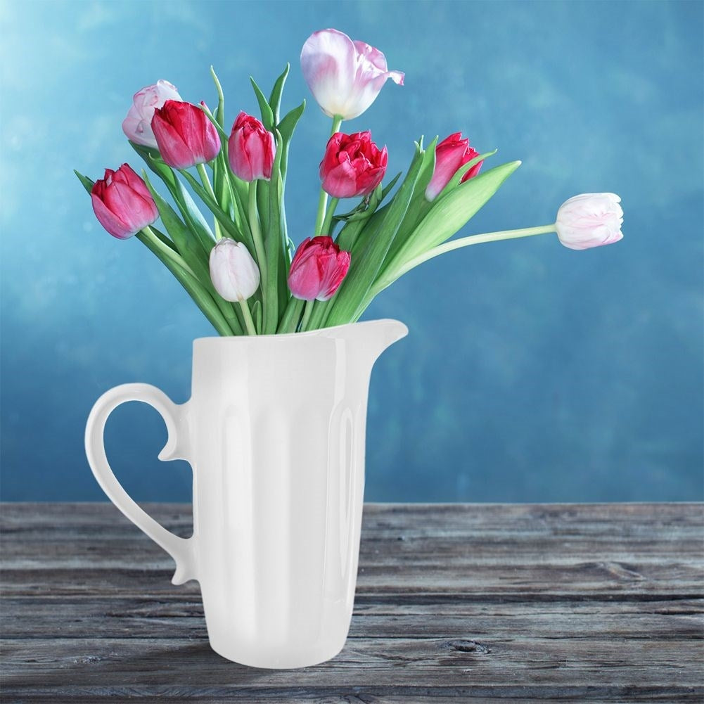 Ceramic jug for all drinks - water, juice, iced tea, compote