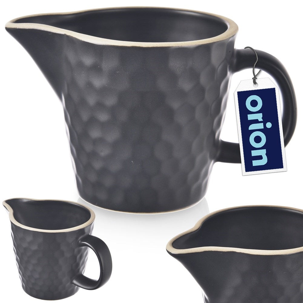 Ceramic milk jug black TEA TIME 100 ml