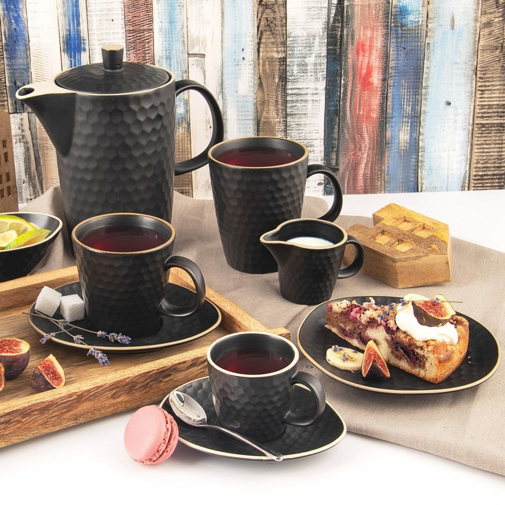 Ceramic milk jug black TEA TIME 100 ml