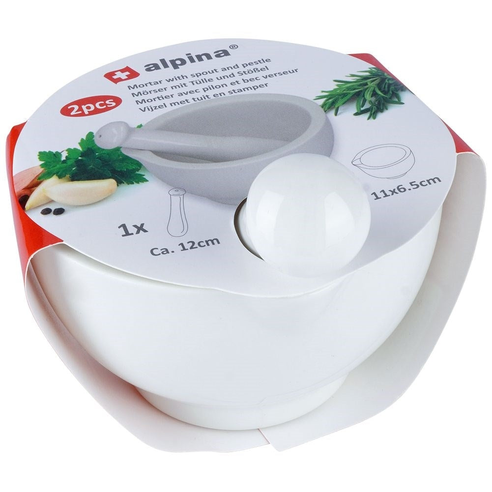 Ceramic mortar for spices, herbs and nuts, durable