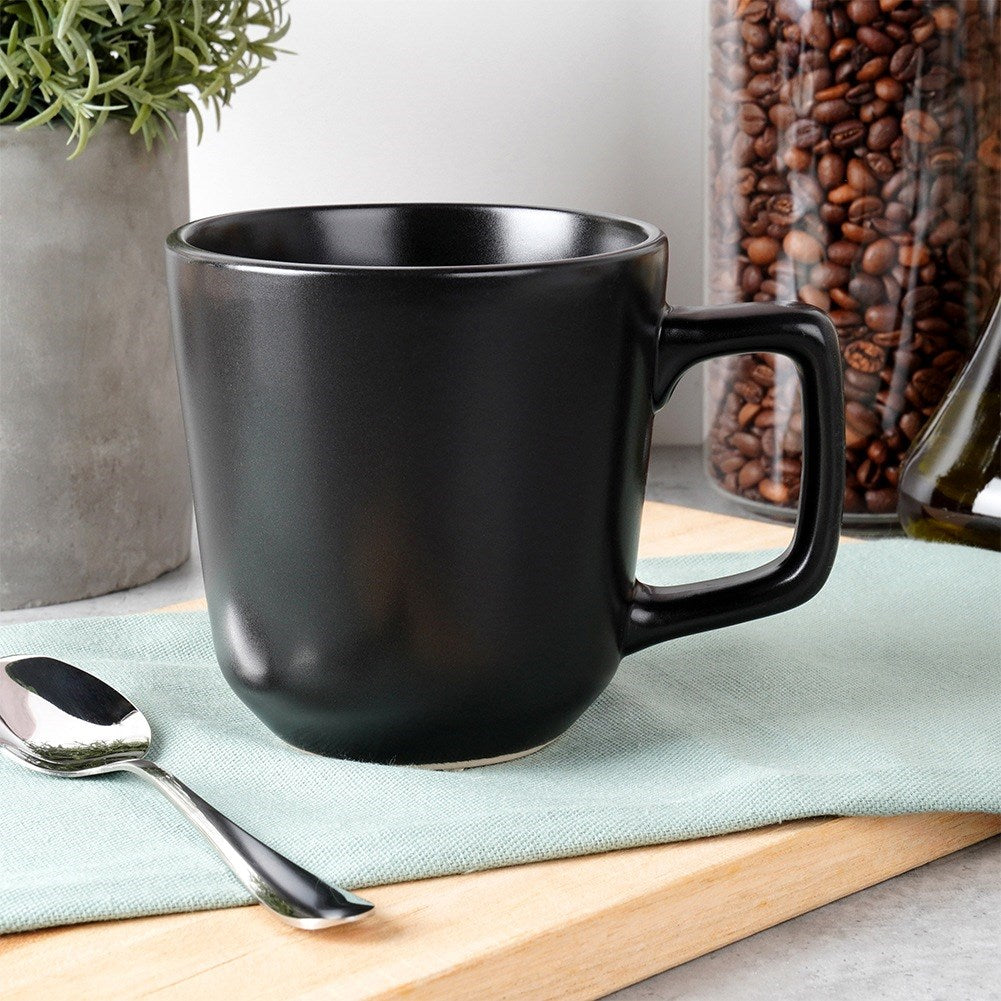 Ceramic mug black SOHO 400 ml