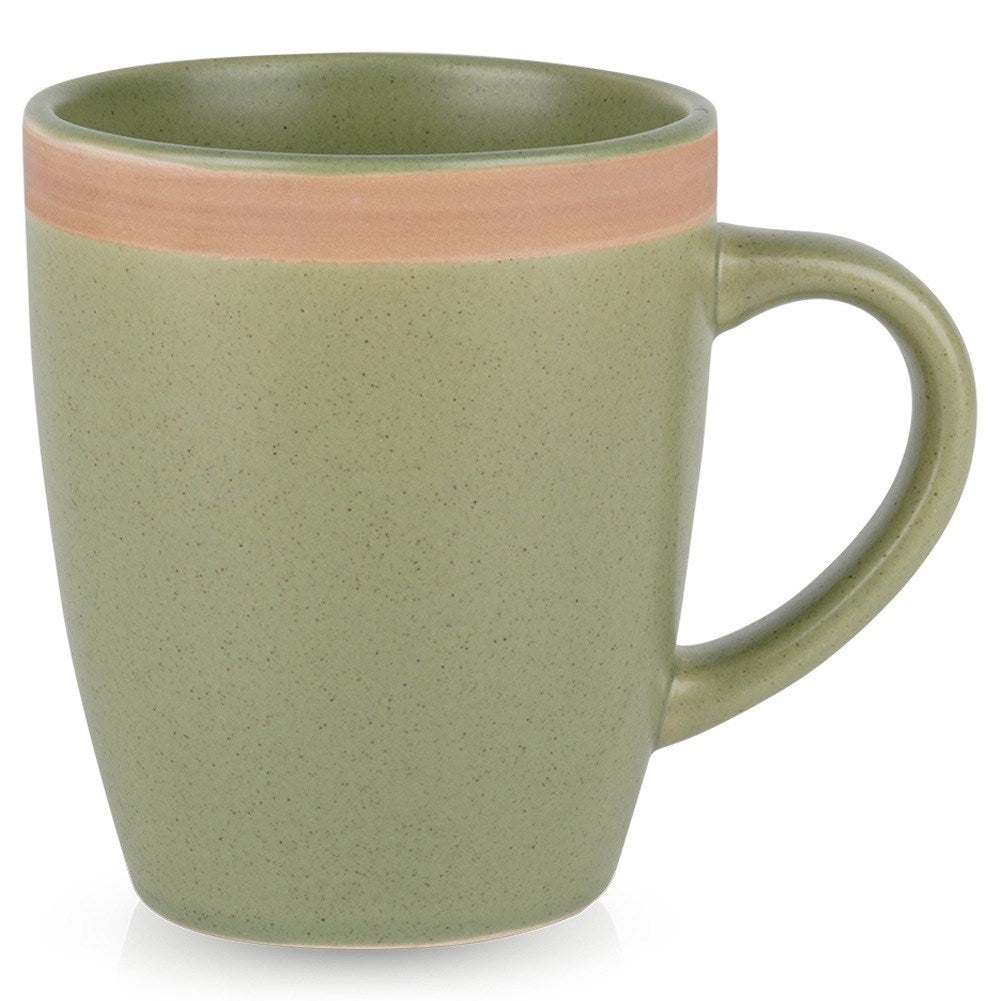 Ceramic mug green ARTHENA GREEN 380 ml