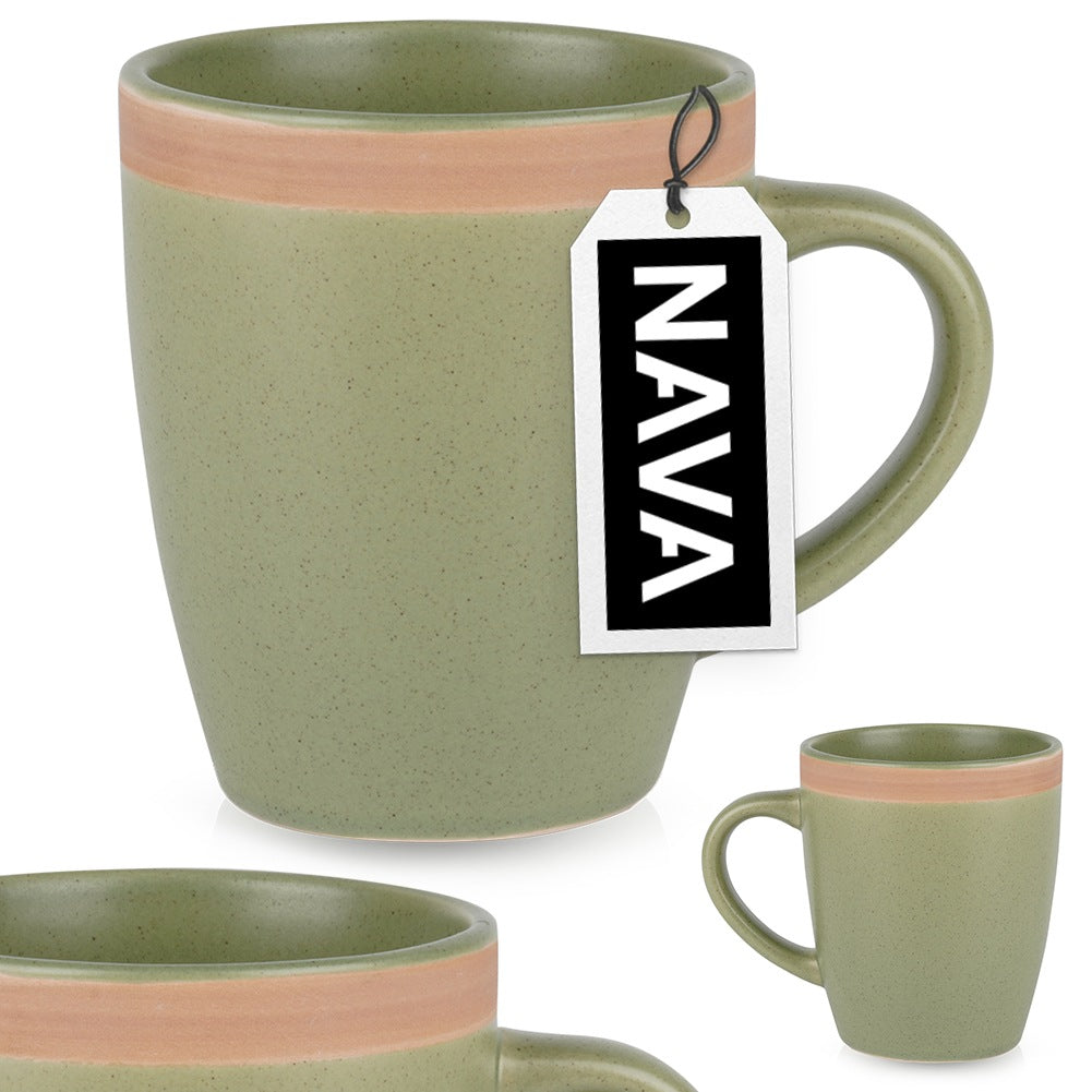 Ceramic mug green ARTHENA GREEN 380 ml