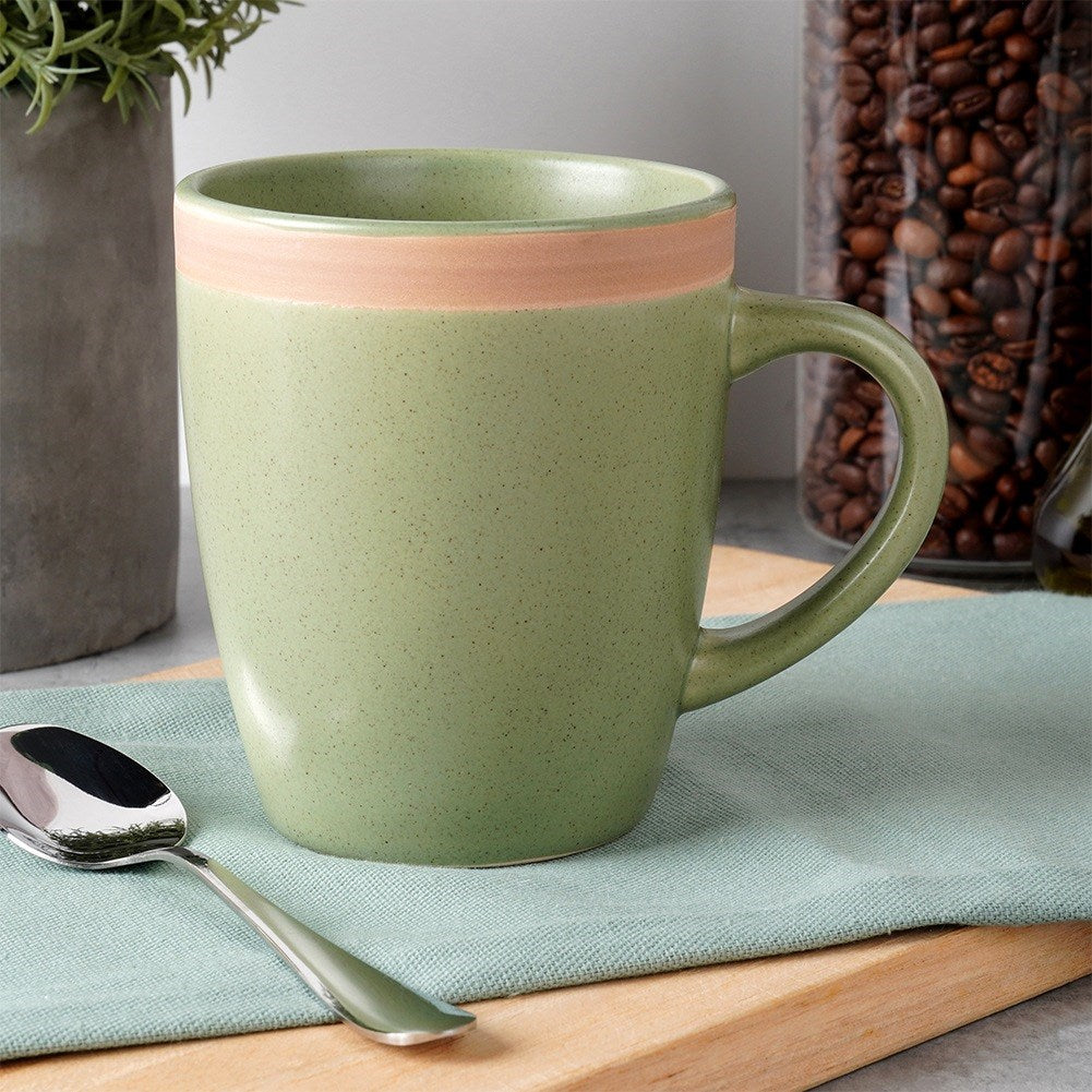 Ceramic mug green ARTHENA GREEN 380 ml