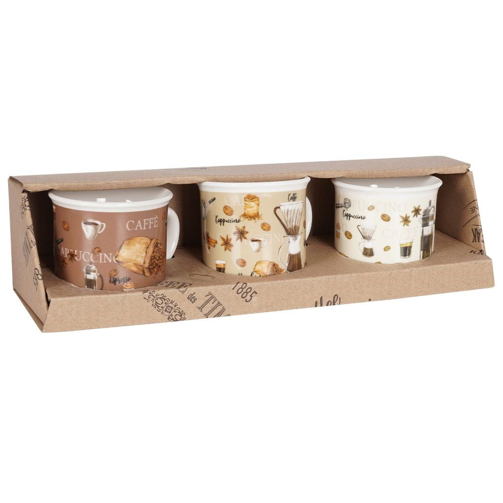 Ceramic mugs 110 ml 3 pcs.