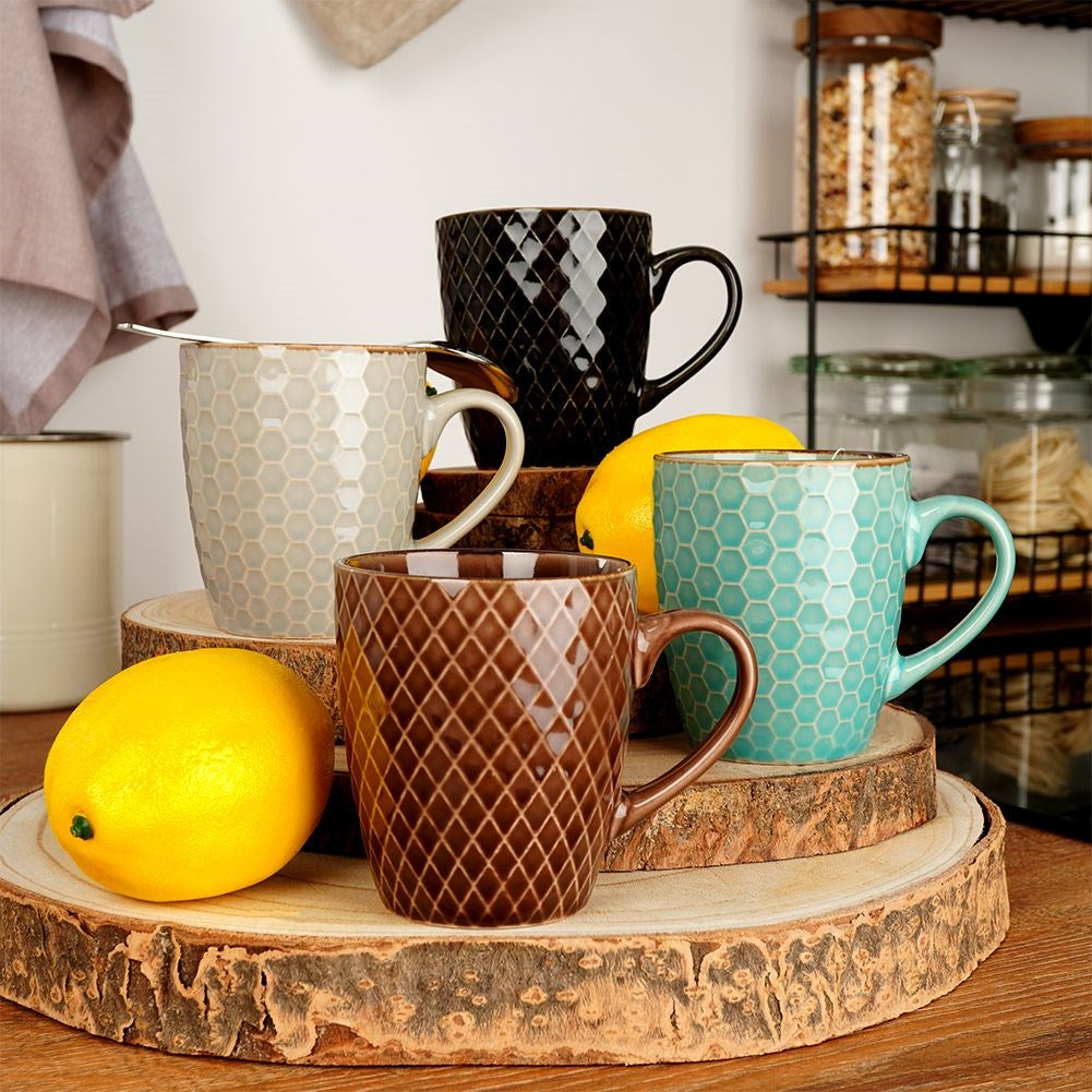 Ceramic mugs 250 ml 4 pcs.