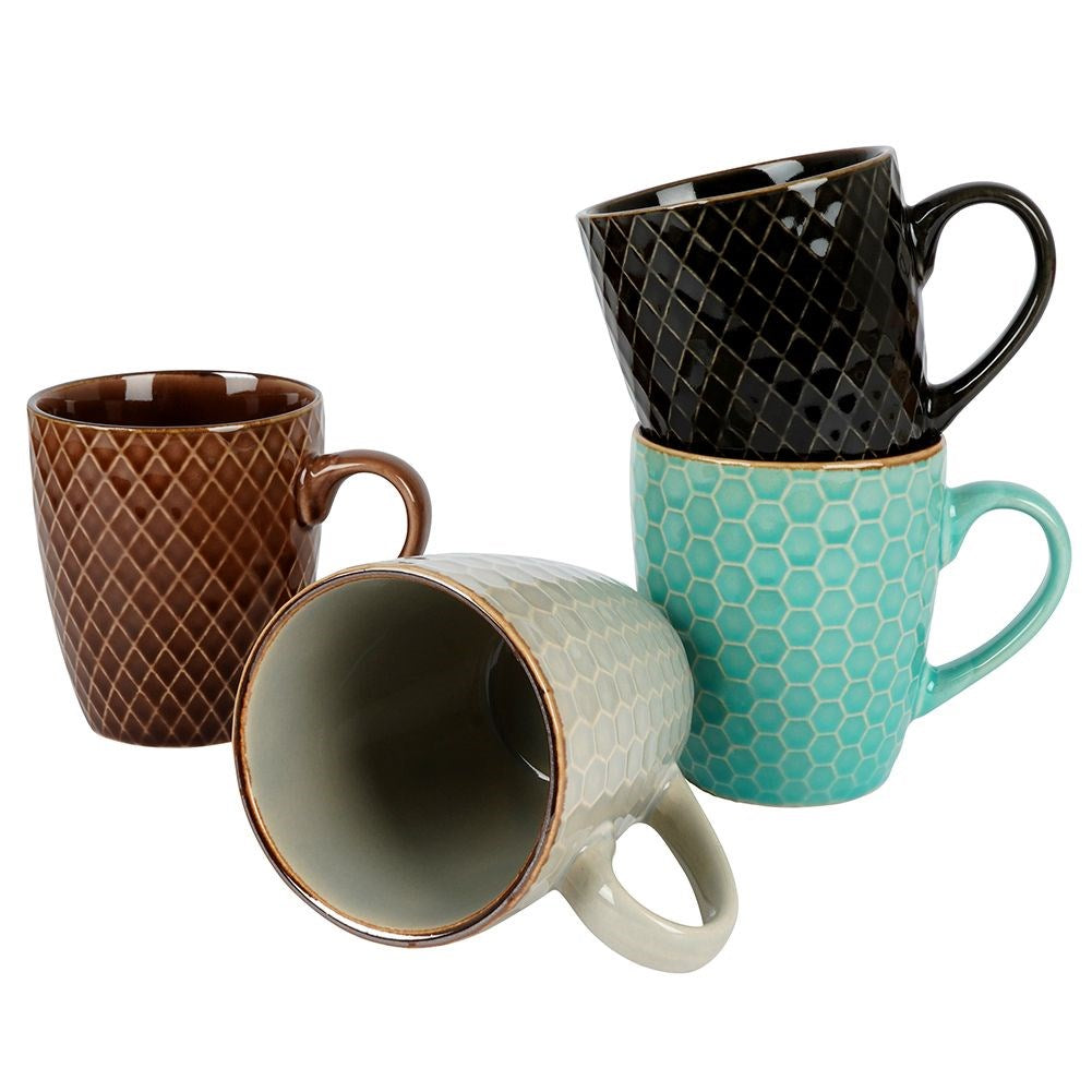 Ceramic mugs 250 ml 4 pcs.