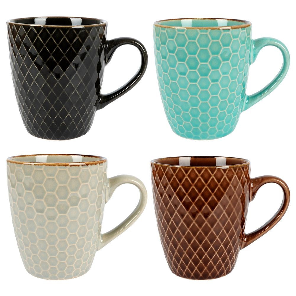Ceramic mugs 250 ml 4 pcs.