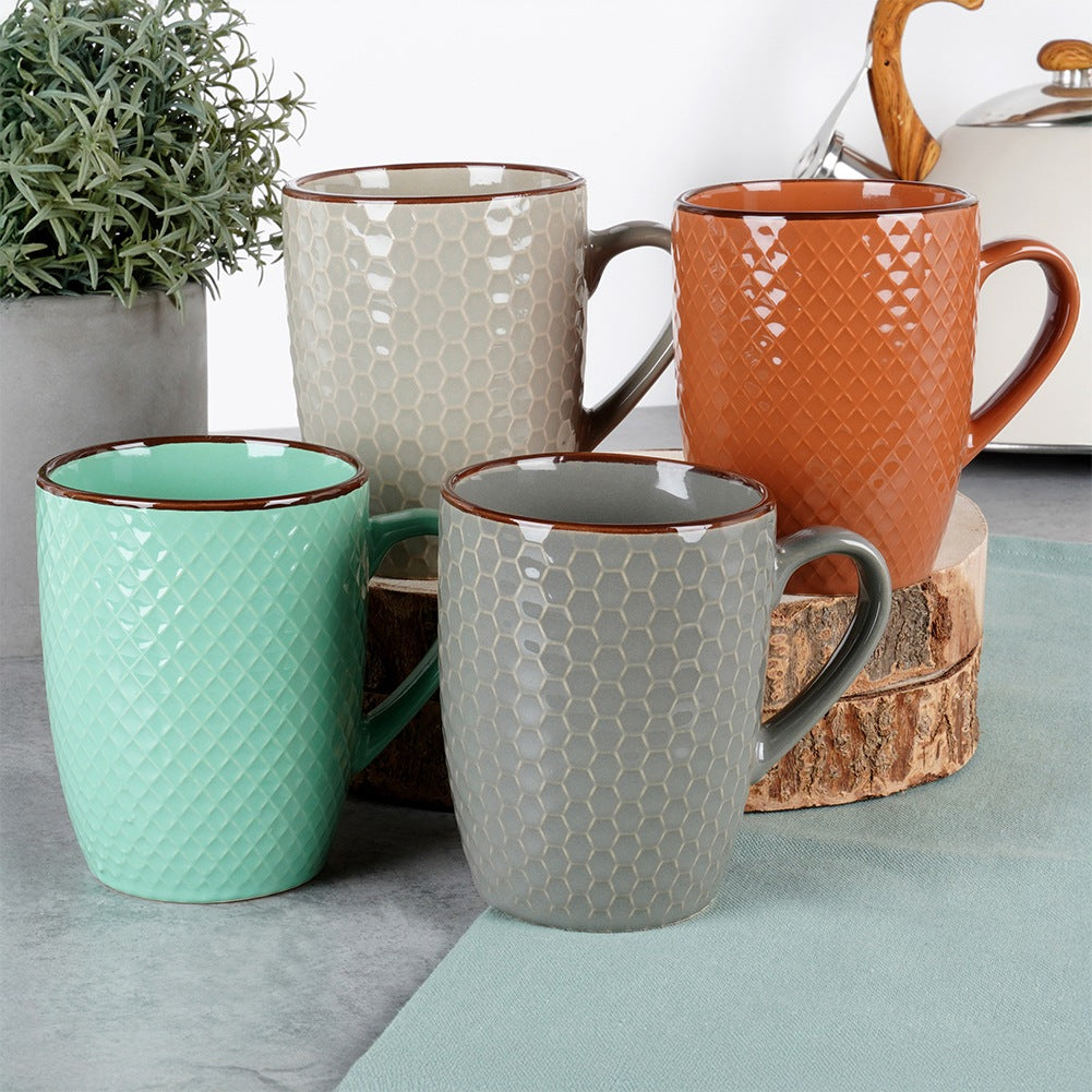 Ceramic mugs 400 ml 4 pcs.