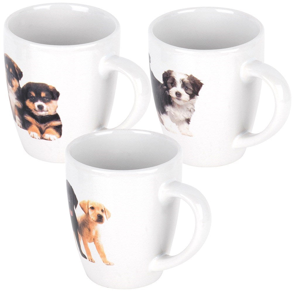 Ceramic mugs dogs 220 ml 3 pcs.