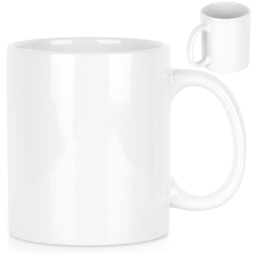Ceramic mug white 330 ml