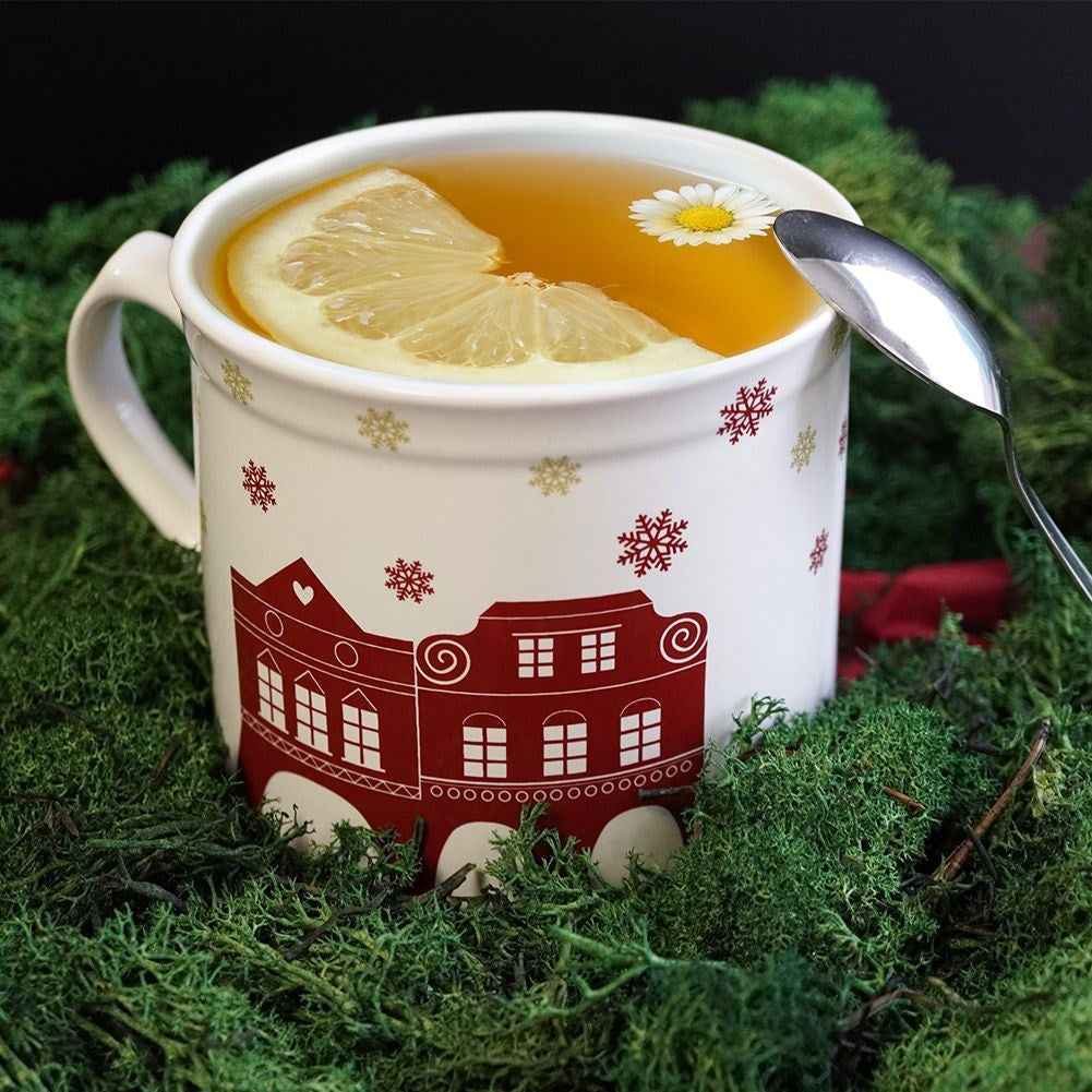 Ceramic mug with socks 500 ml 2 pcs.