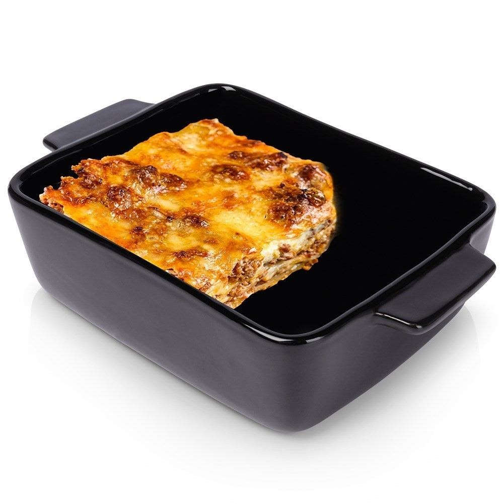 Ceramic oven dish for lasagna, potatoes, vegetables, desserts
