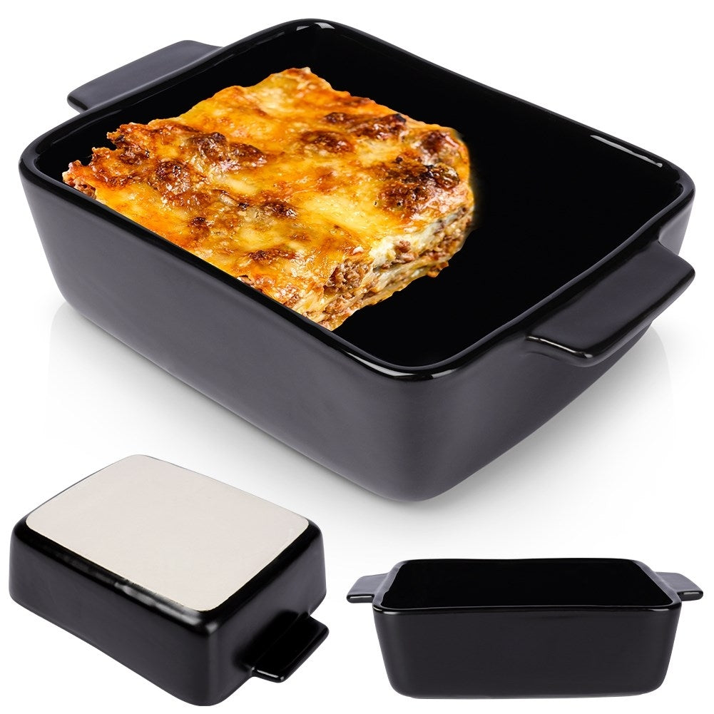 Ceramic oven dish for lasagna, potatoes, vegetables, desserts