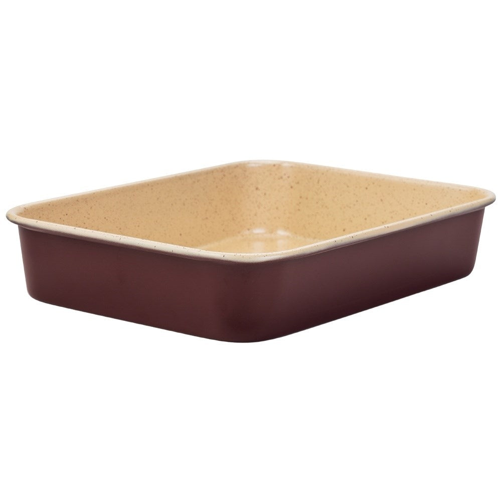 Ceramic oven dish for meat and cakes - gas and electric oven