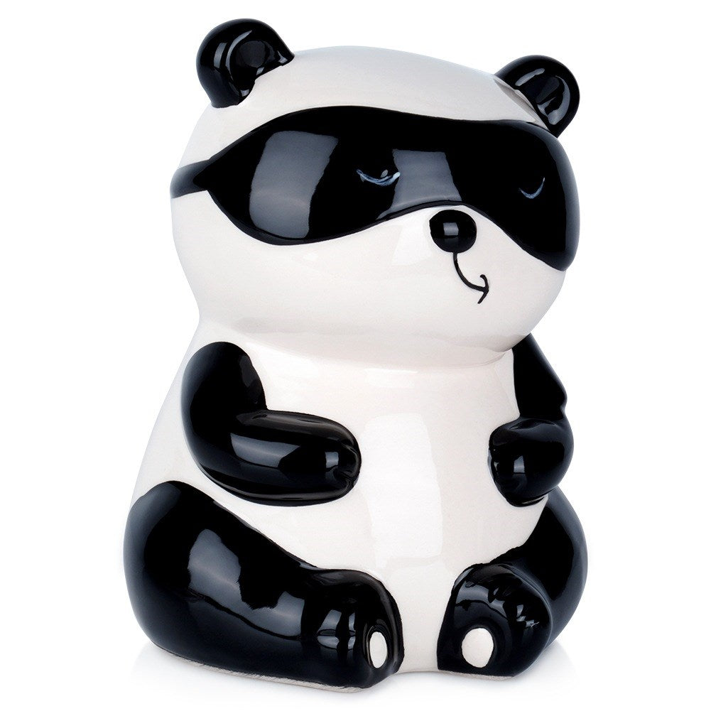 Ceramic panda piggy bank