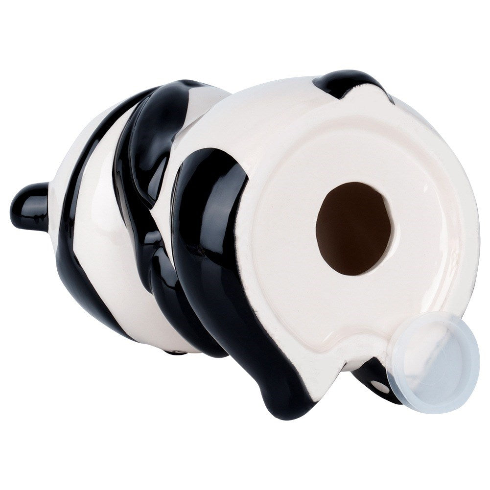 Ceramic panda piggy bank