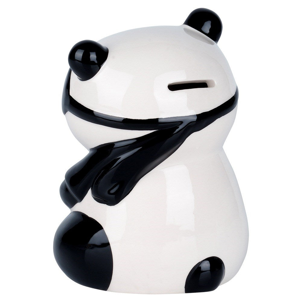 Ceramic panda piggy bank
