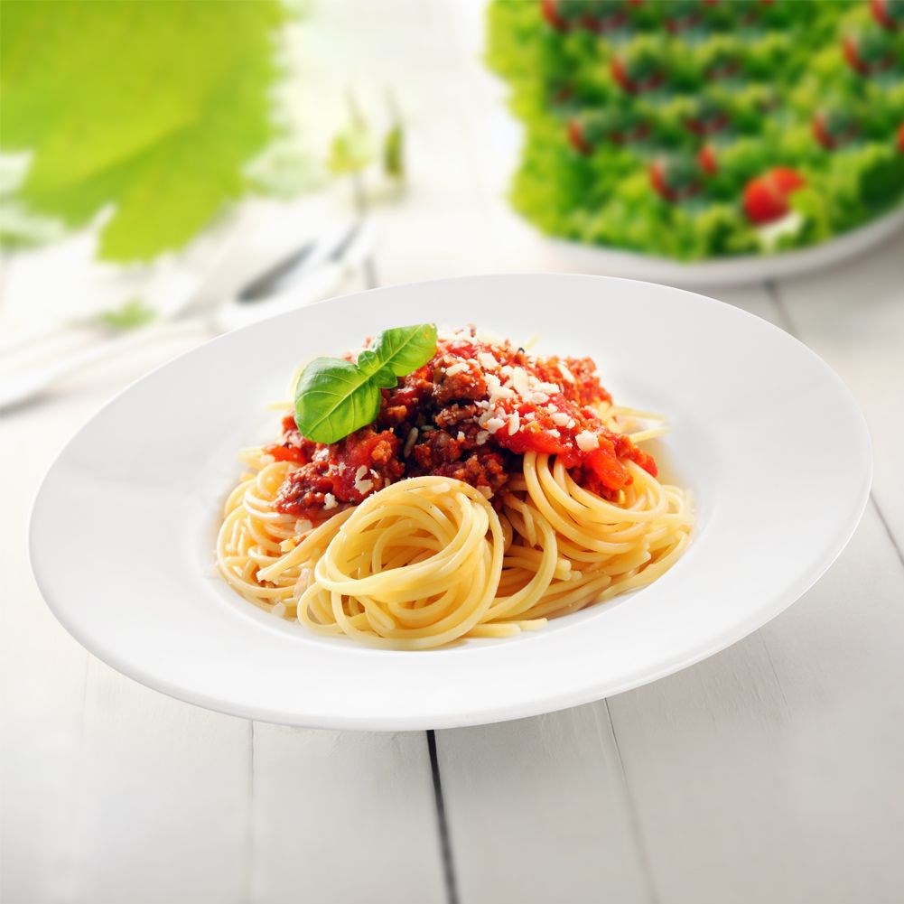 Ceramic pasta plate white MONA 28 cm