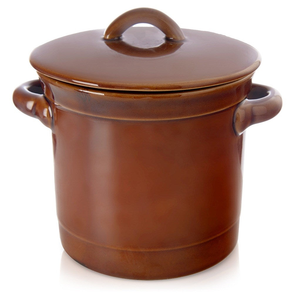 Ceramic pickling container with lid 1 l