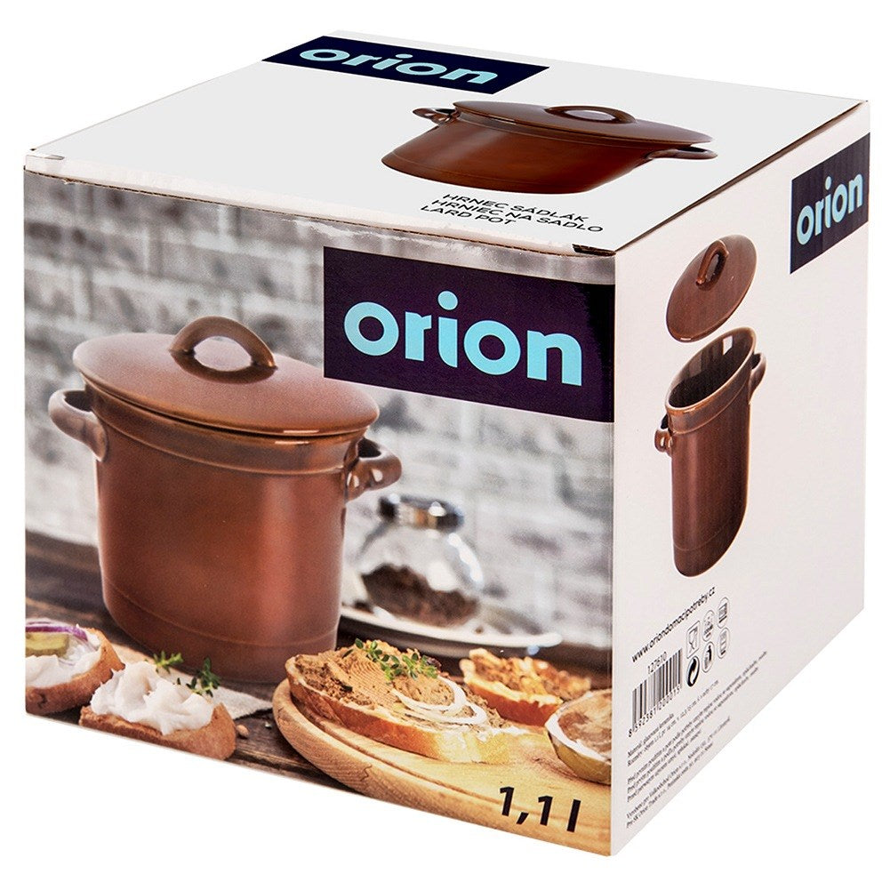 Ceramic pickling container with lid 1 l