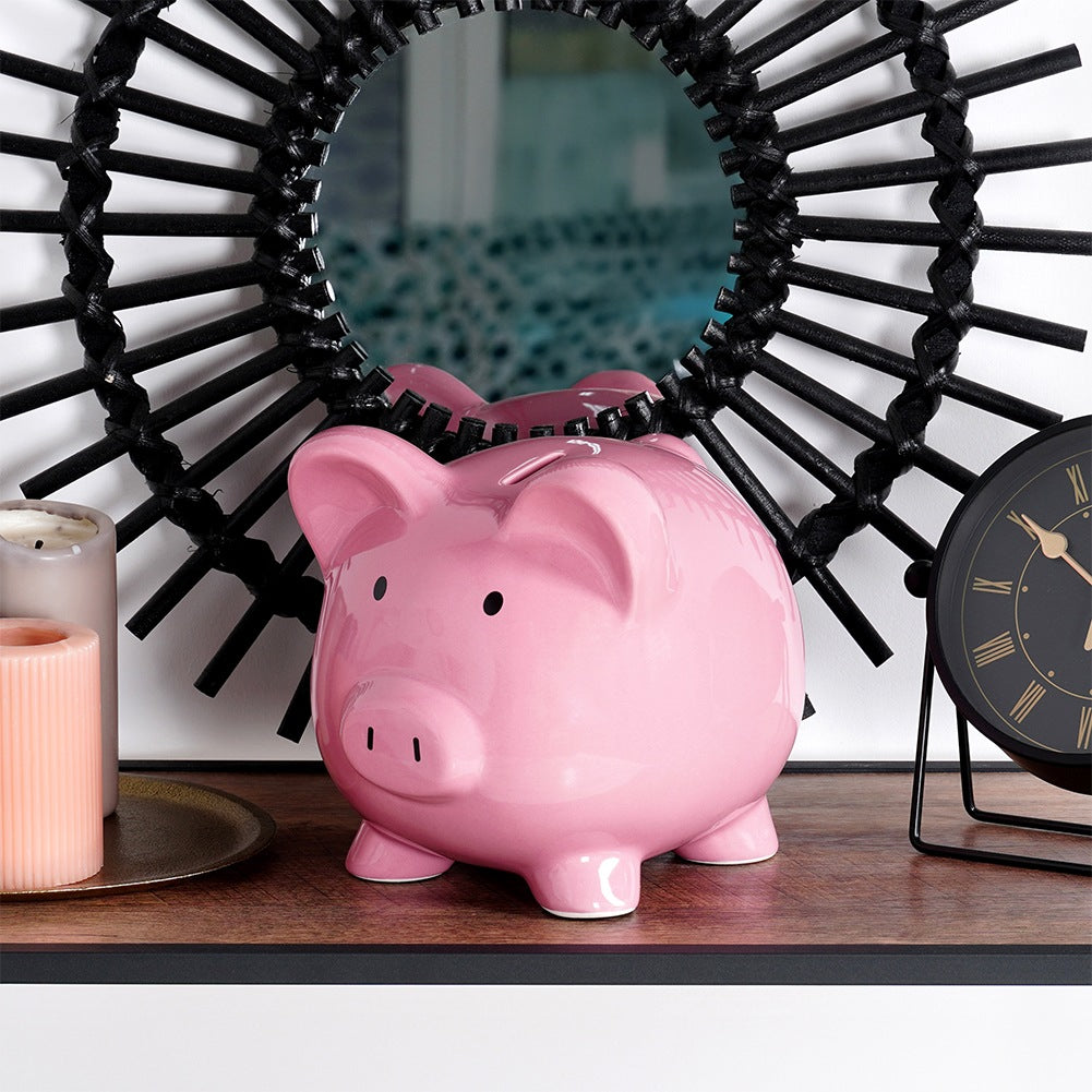 Ceramic piggy bank 22x18x18.5 cm