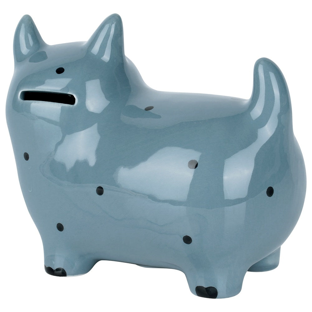 Ceramic piggy bank cat