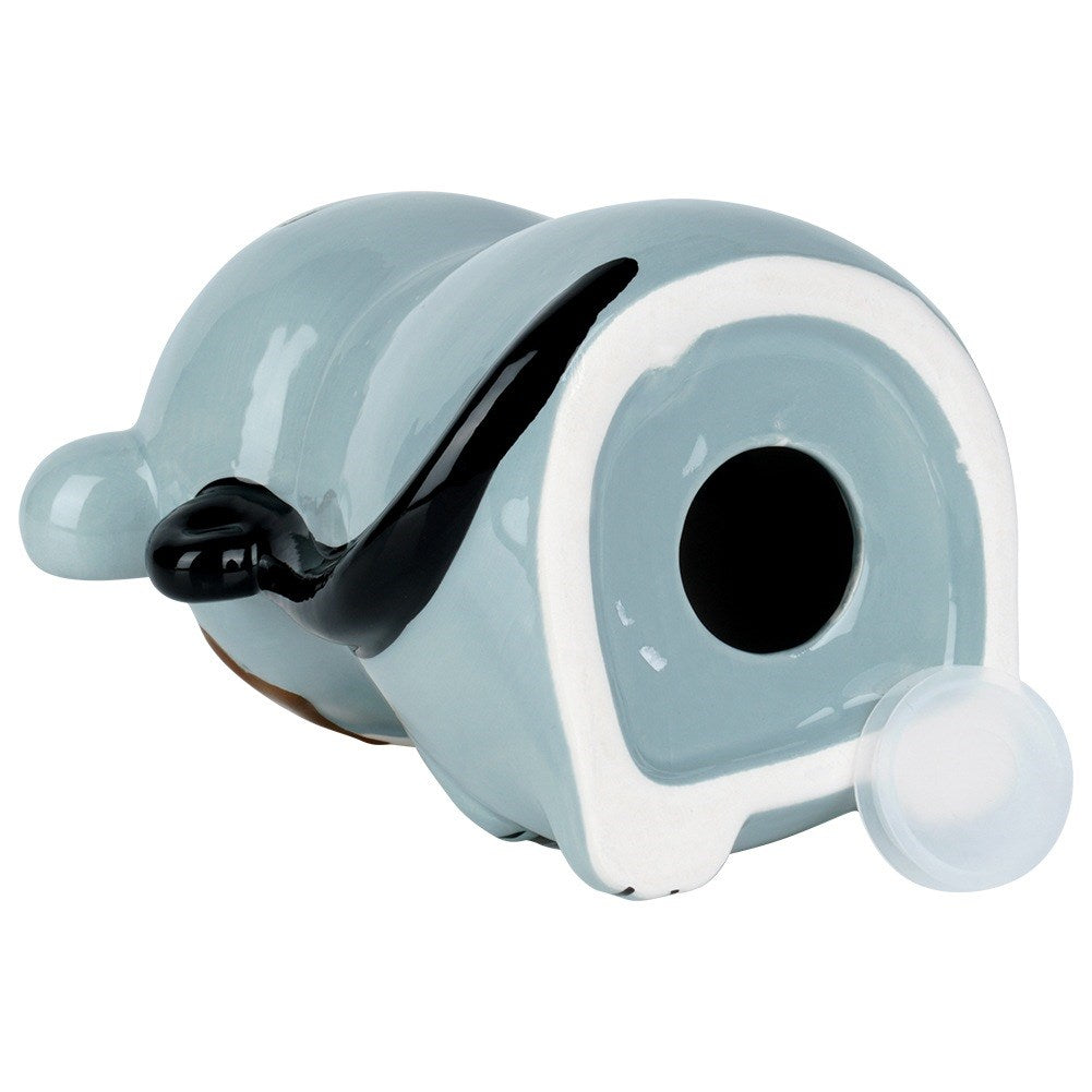 Ceramic piggy bank monkey