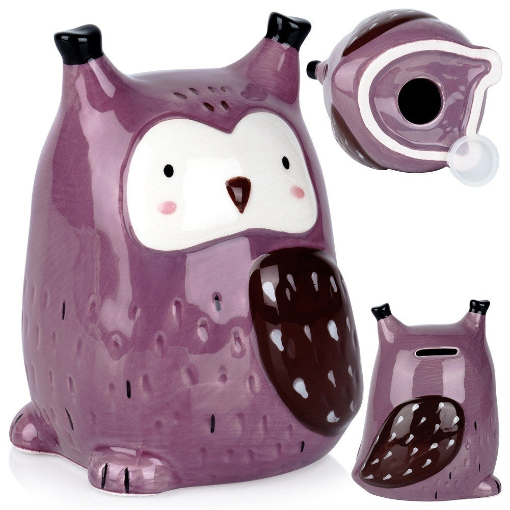 Ceramic piggy bank owl