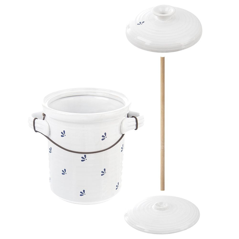 Ceramic pot for pickling vegetables - durable and stylish