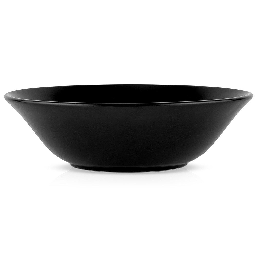 Ceramic salad bowl black SOHO 23.5 cm, 1.1 l