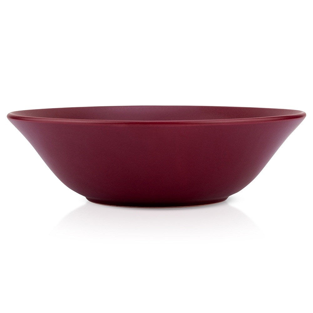 Ceramic salad bowl, burgundy, SOHO, 23.5 cm, 1.1 l