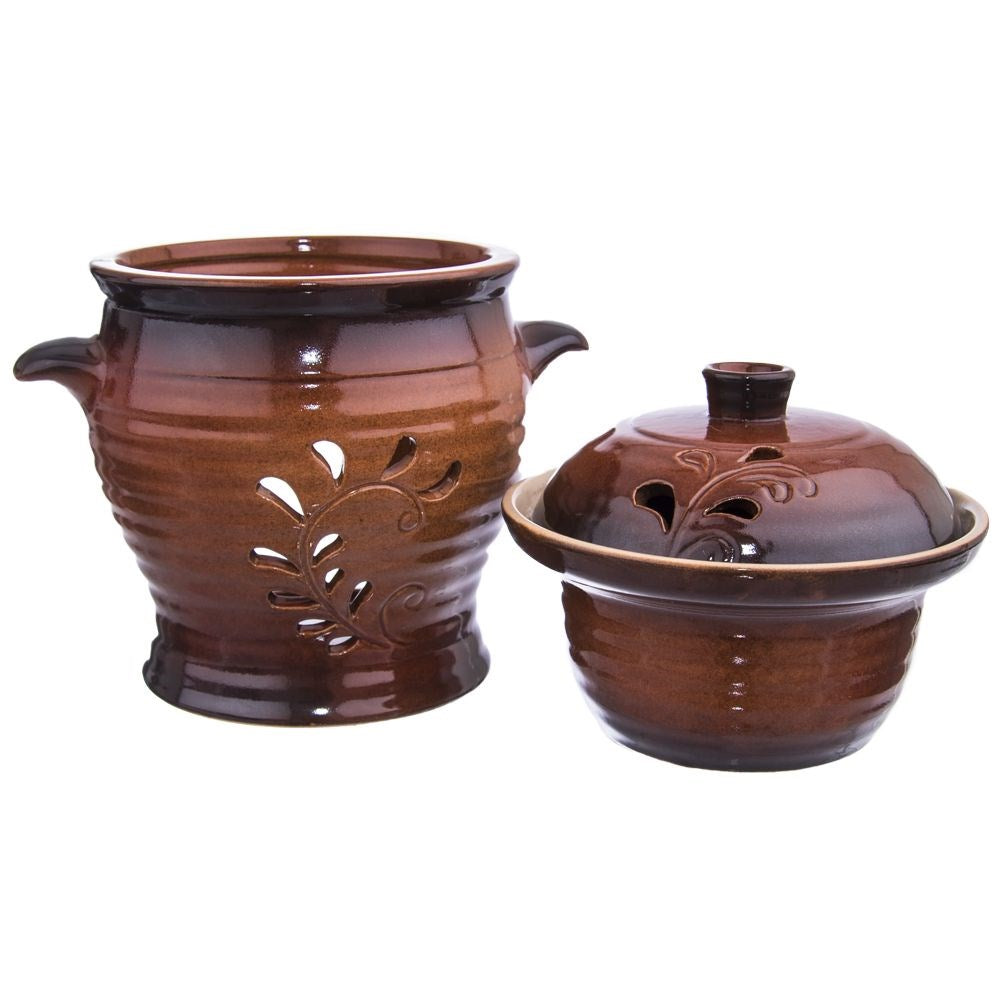 Ceramic scented fireplace